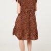 Leopard Print Cheesecloth Dress – One Size
