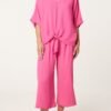 Two-Piece Tie Front Co-Ord Set – One Size