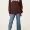 2026/08/1000472850.jpg Weekend Slogan Sweatshirt