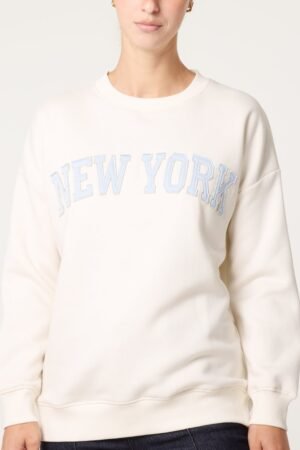 New York Slogan Sweatshirt
