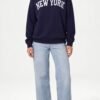 2026/08/1000472864.jpg New York Slogan Sweatshirt