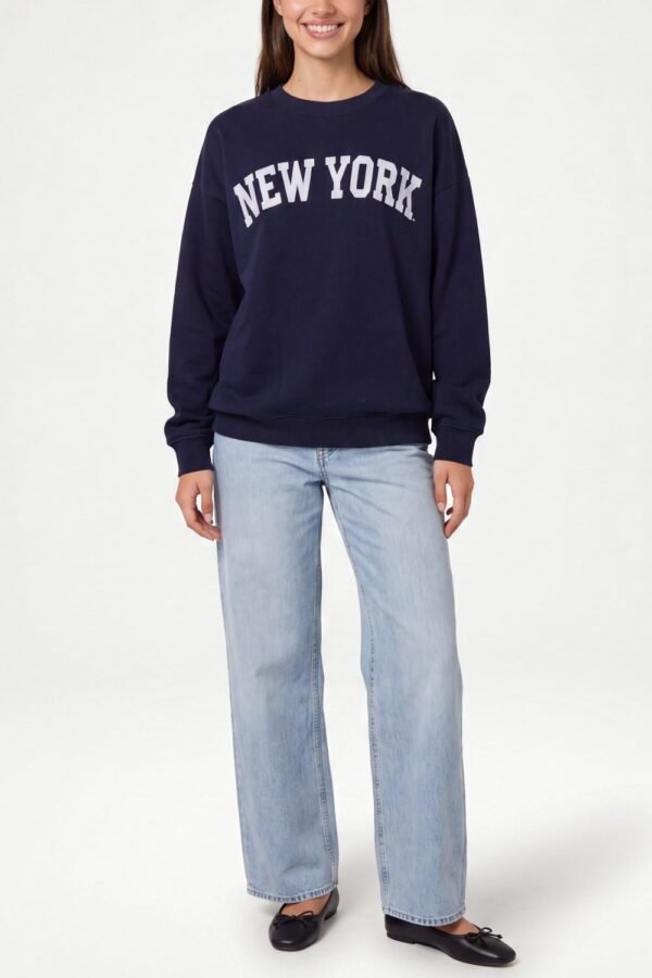 2026/08/1000472864.jpg New York Slogan Sweatshirt