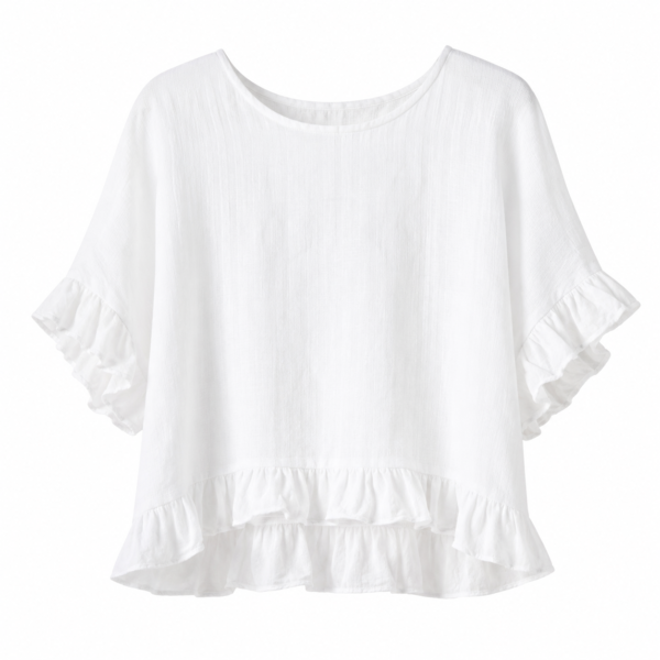 2026/08/1000474037.png Linen Frill Sleeve & Hem Top