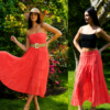 Cotton Tiered Maxi Skirt