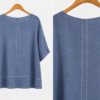 Washed Linen Back Detail Top