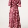 2026/08/1000482757.jpg Paisley Pink Print Magic Dress