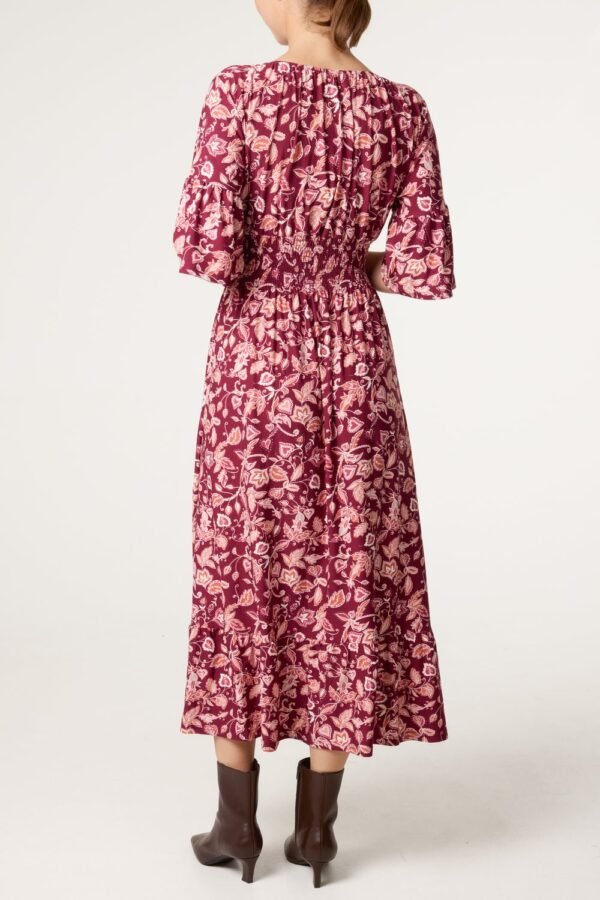 2026/08/1000482757.jpg Paisley Pink Print Magic Dress