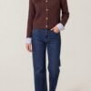 2026/08/1000482778.jpg Cable Knit Cardigan with Collar
