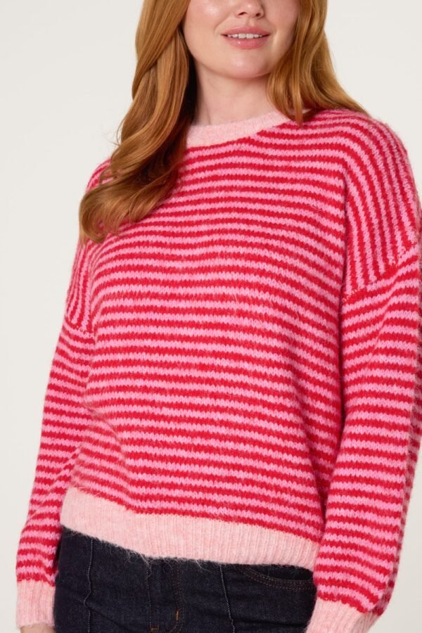 Pink Candy Stripe Jumper