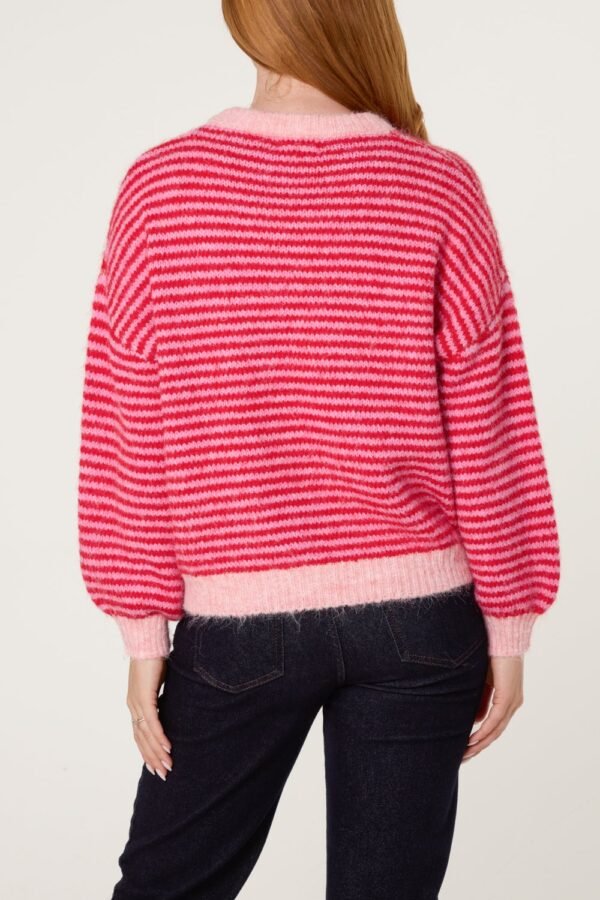 Pink Candy Stripe Jumper