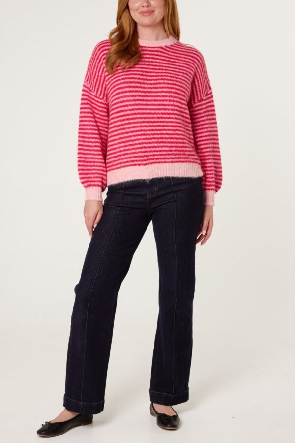 Pink Candy Stripe Jumper