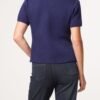 Button Through Peplum Top