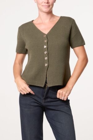 2026/08/1000482826.jpg Button Through Peplum Top