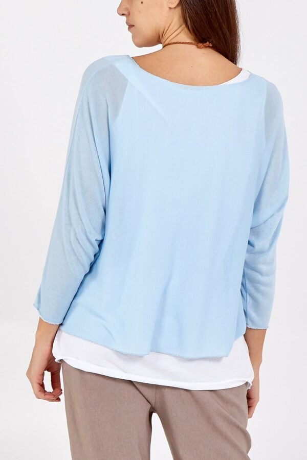 Double Layer Top with Necklace