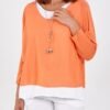 Double Layer Top with Necklace