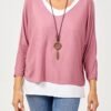 Double Layer Top with Necklace