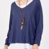 Double Layer Top with Necklace