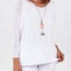 Double Layer Top with Necklace