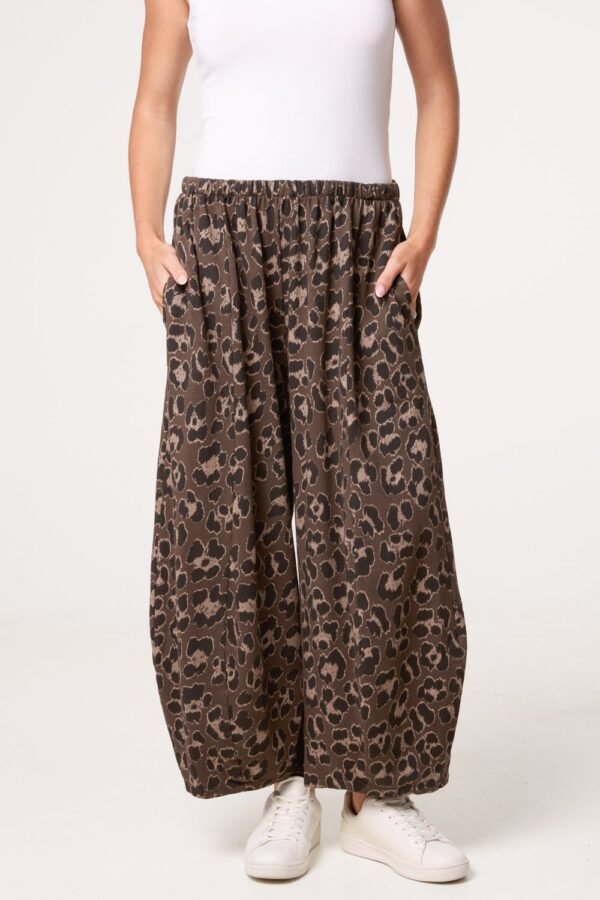 2026/08/1000483150.jpg Cotton Leopard Print Wide Leg Trousers