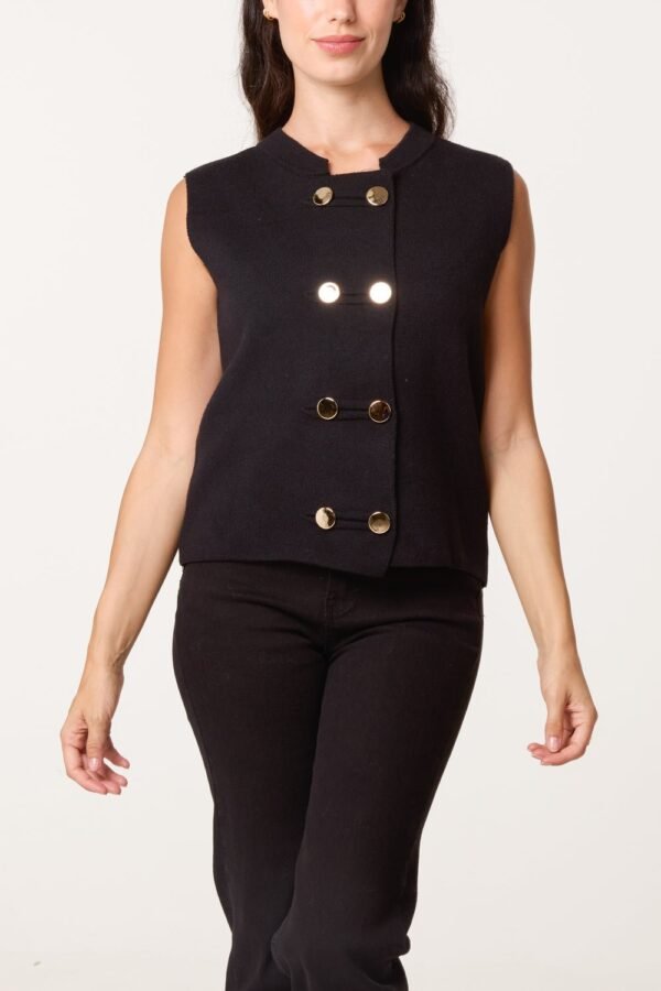2026/08/1000485041.jpg Gold Button Knit Waistcoat