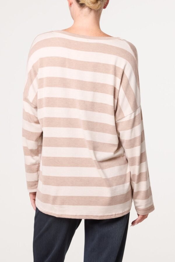 Striped V-Neck Top