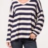 Striped V-Neck Top