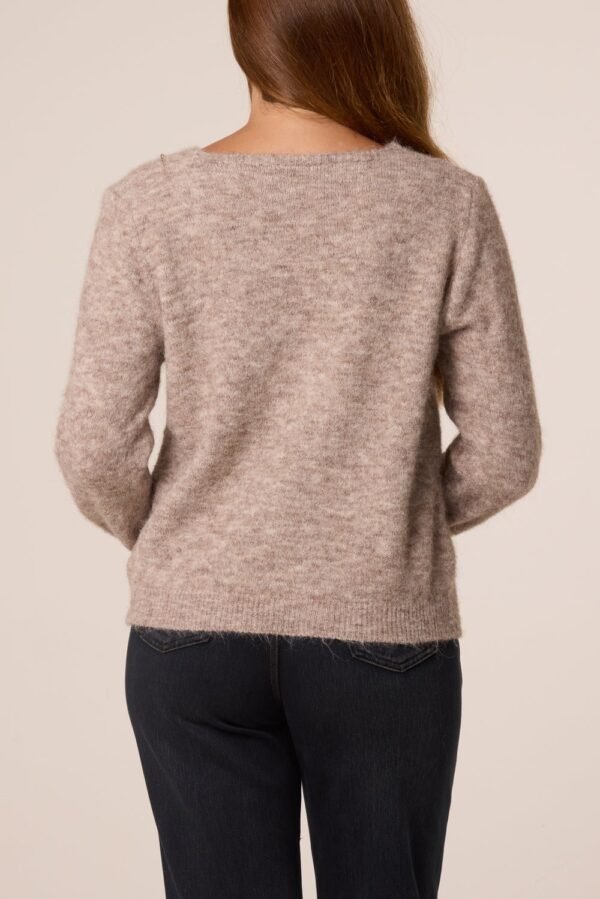 2026/08/1000485090.jpg V-Neck Knit Jumper