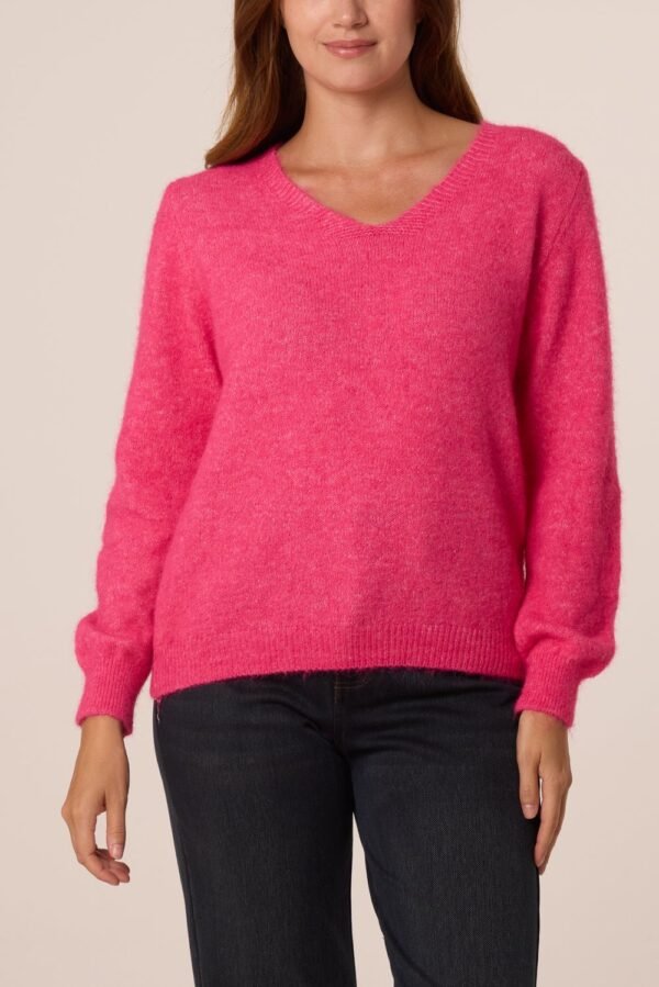 2026/08/1000485091.jpg V-Neck Knit Jumper