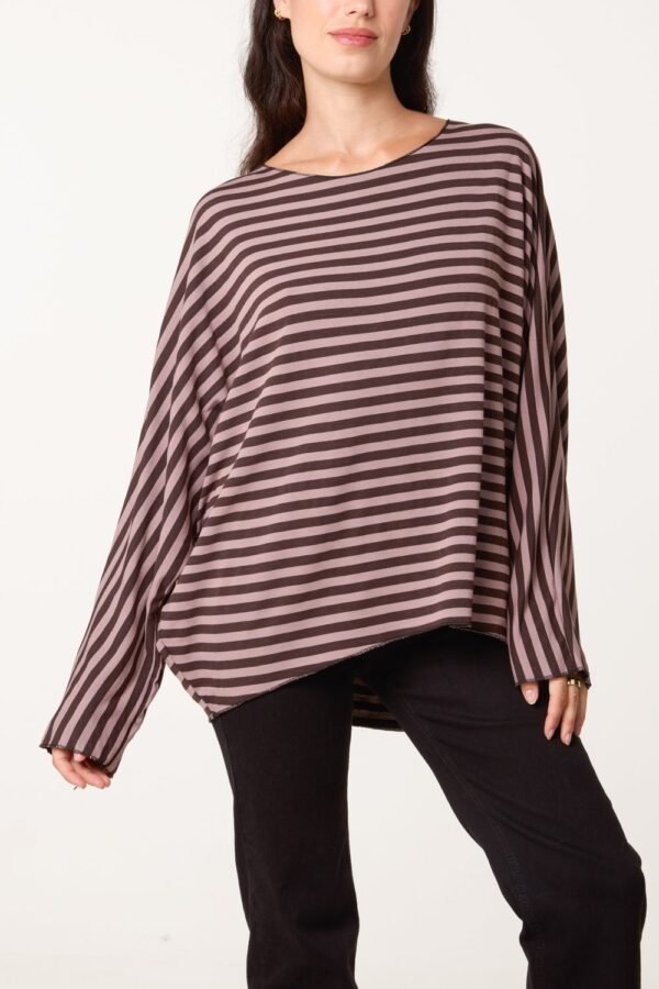 2026/08/1000488075.jpg Striped Oversized Top