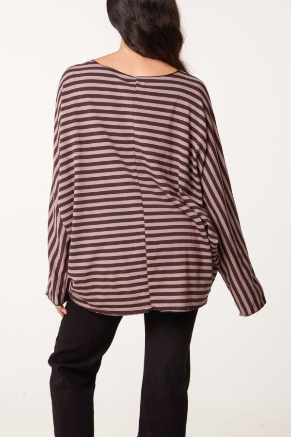 2026/08/1000488076.jpg Striped Oversized Top