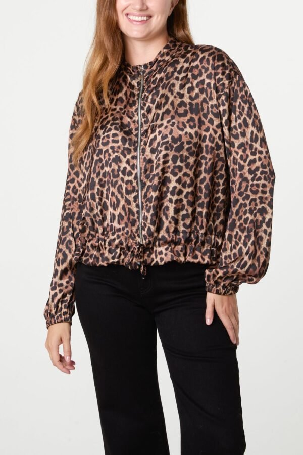 2026/08/1000499395.jpg Leopard Print Zip-Through Jacket