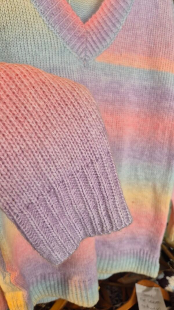 Stella Morgan Rainbow Stripe Wool-Blend Jumper