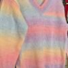 Stella Morgan Rainbow Stripe Wool-Blend Jumper