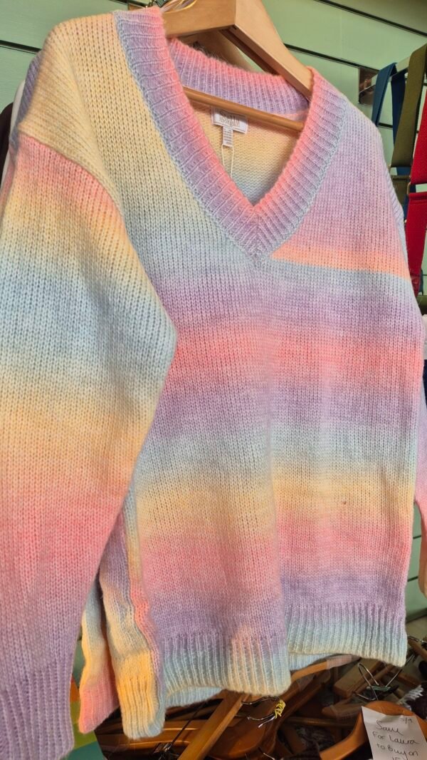 Stella Morgan Rainbow Stripe Wool-Blend Jumper