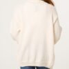 Mushroom Knit Cream Cardigan