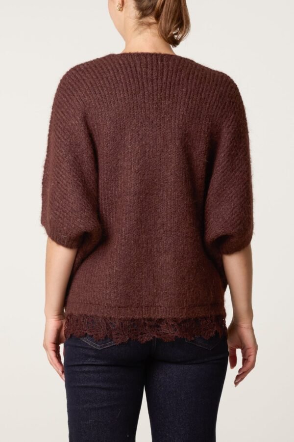 2026/09/1000495877.jpg Lace Trim Wool Blend Cardigan – Chocolate or Cream