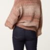 Large Buttoned Ombre Knit Cardigan