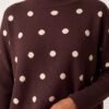 2026/09/1000495887.jpg Oversized Polka Dot Jumper – Chocolate or Black & Cream