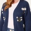 2026/09/1000495898-2.jpg Wild Flower Navy Cardigan