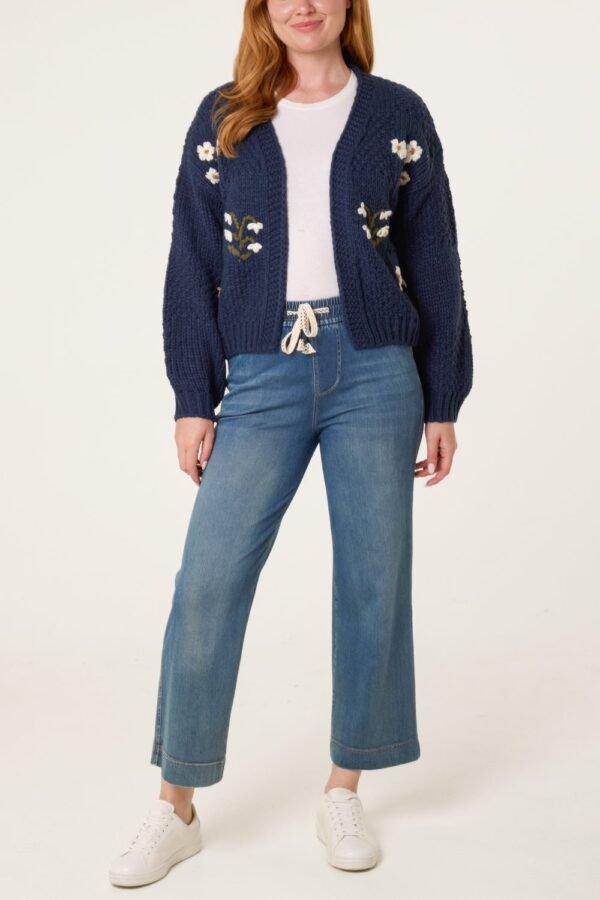 2026/09/1000495899-1.jpg Wild Flower Navy Cardigan