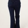 Flared Crossover Waistband Jeans