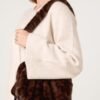 Faux Fur Leopard Plush Bag