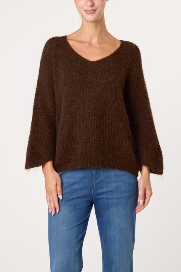 2026/09/1000498375-2.jpg Cosy Knit V-neck Jumper