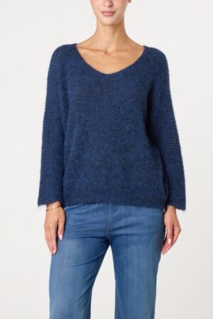 2026/09/1000498383-1.jpg Cosy Knit V-neck Jumper