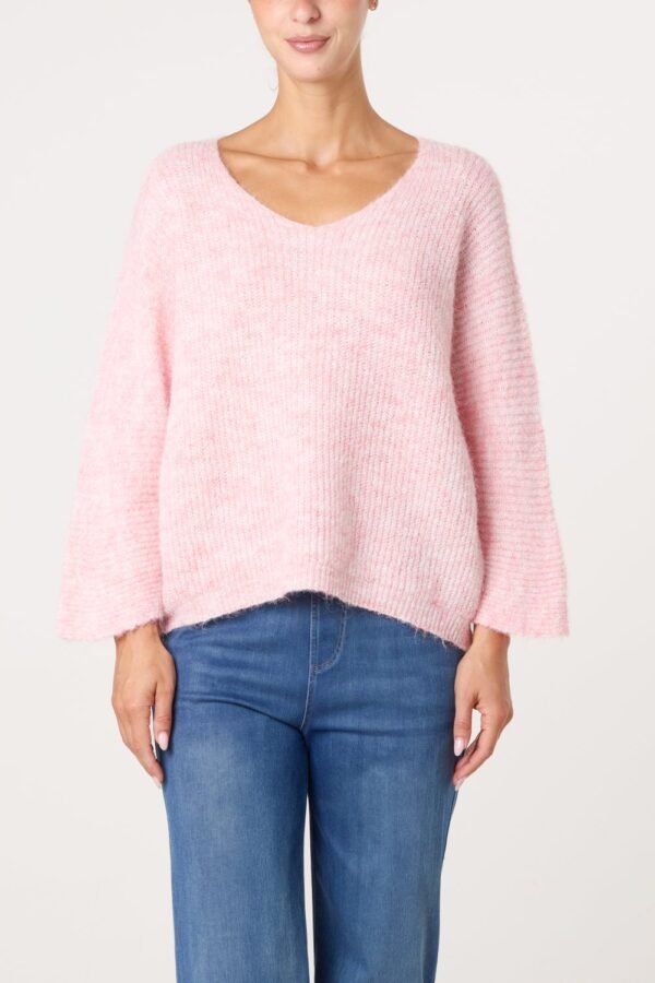 2026/09/1000498385-1.jpg Cosy Knit V-neck Jumper
