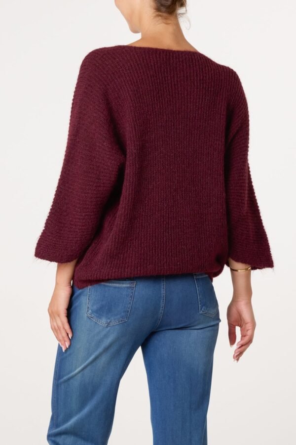 2026/09/1000498390.jpg Cosy Knit V-neck Jumper