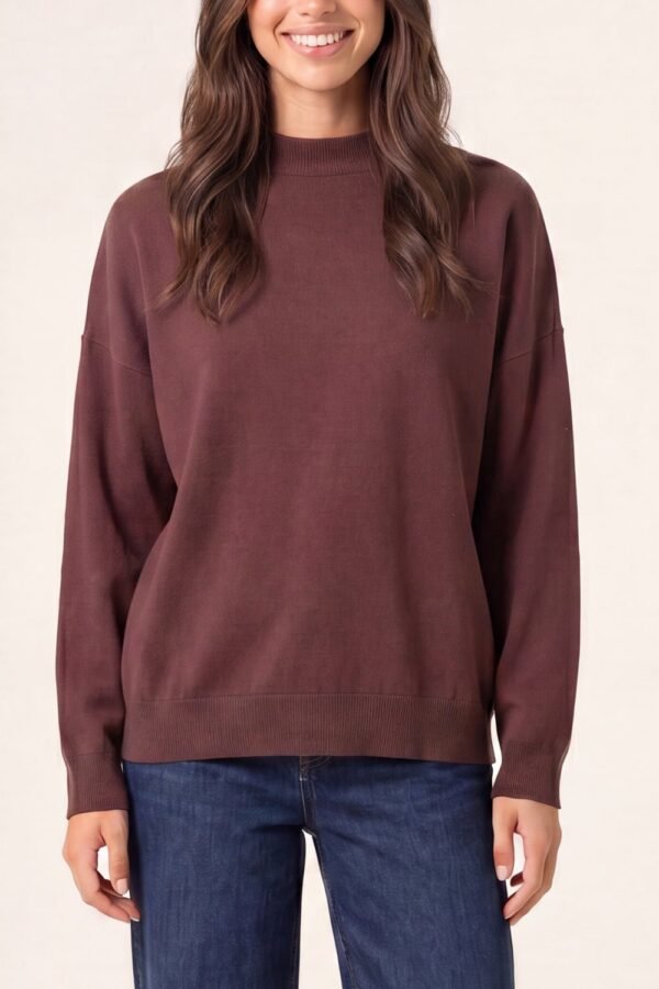 2026/09/1000498402.jpg Brooklyn Back Slogan Knit Jumper