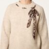 2026/09/1000498403.jpg Leopard Tie Detail Knit Jumper
