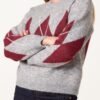 2026/09/1000498413.jpg Argyle Pattern Knit Jumper