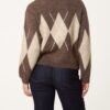 2026/09/1000498418.jpg Argyle Pattern Knit Jumper